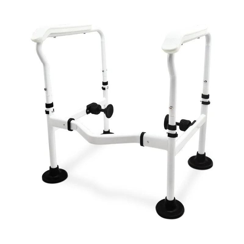 Toilet Safety Rails - Toilet Safety Frame for Elderly - Toilet Brace for Elderly - Handicap Toilet Seat with Handles