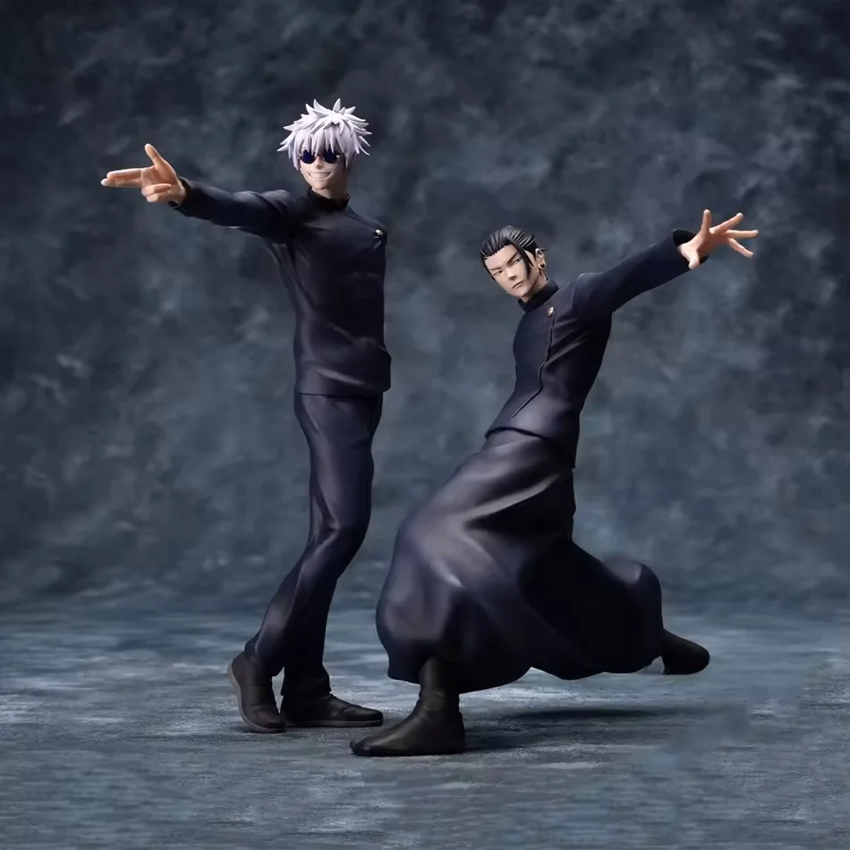 14.5 سنتيمتر Jujutsu Kaisen أنيمي الشكل المعكرونة سدادة Satoru Gojo عمل الشكل Geto Suguru تمثال PVC الكبار جمع نموذج اللعب