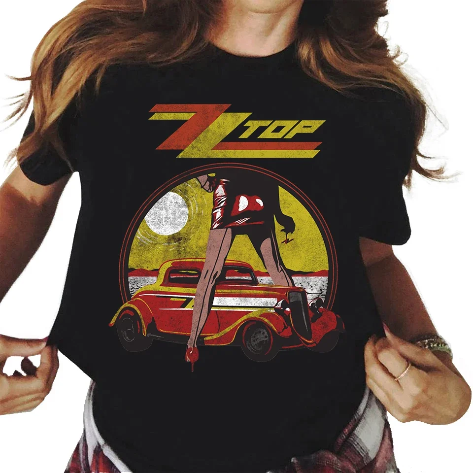 

New Men's Zz Top Vintaged Legs Rock T-Shirt Print casual Tshirt Unisex