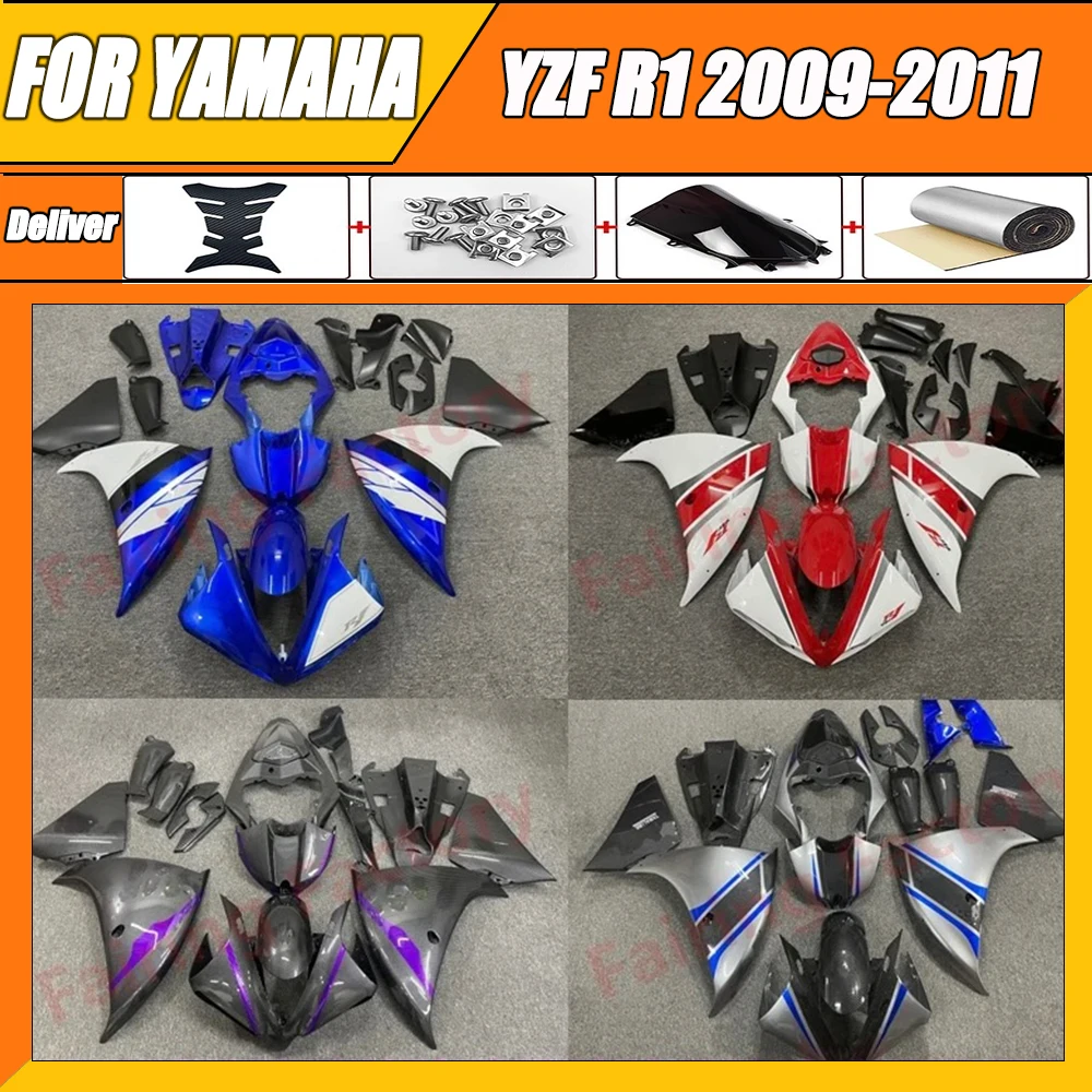 

Motorcycle Fairing Kit ABS Plastic Body Injection Fairings Bodywork Bodykits For Yamaha R1 YZF1000 YZF-R1 2009 2010 2011 zxmt