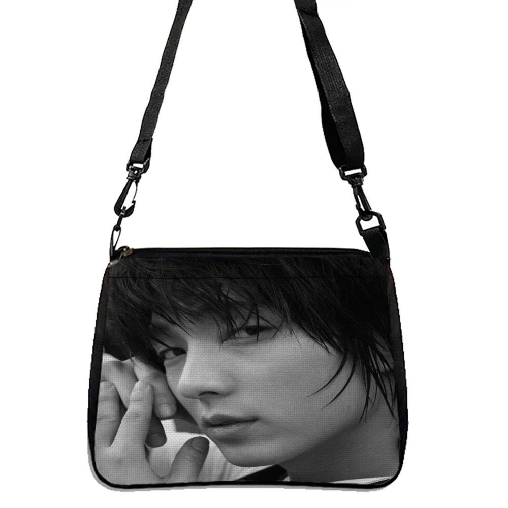 LEE JOON GI Pattern Tote Bag, Large Capacity Shoulder Bag, Perfect Underarm Bag For Daily Shopping 5.23