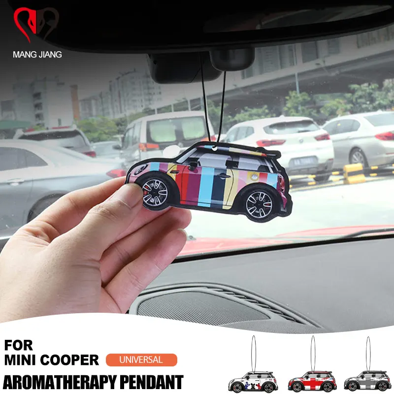 For Mini Cooper F56 R55 R60 Universal Car Aromatherapy Pendant Fragrant Tablet Decals Special Air Freshener Auto Accessories