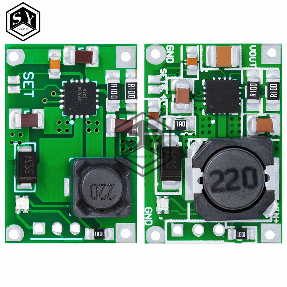 TP5100 double single lithium battery charge management compatible 2A rechargeable lithium plate