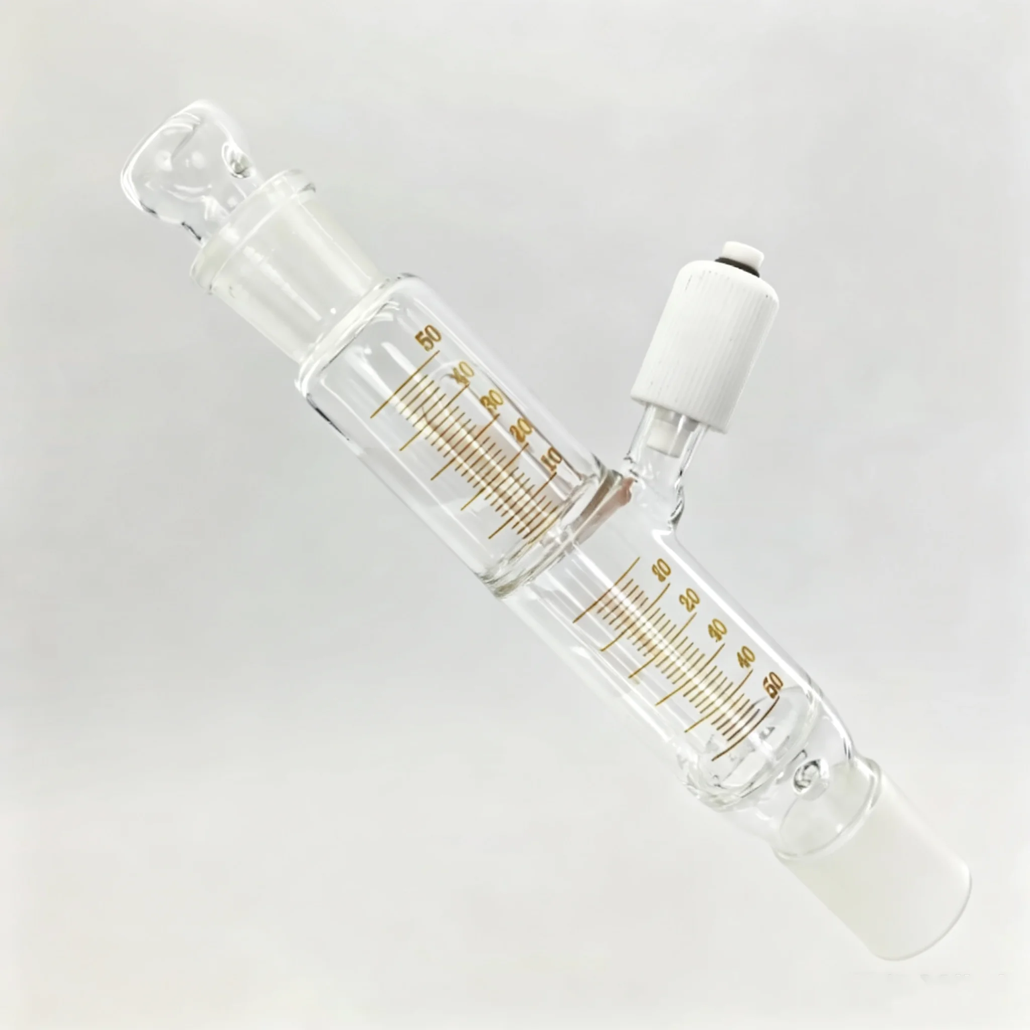 Reactor reaction bottle 300ml PTFE stopper vacuum sealed graduated tube glass instrument paint measuring device view 3