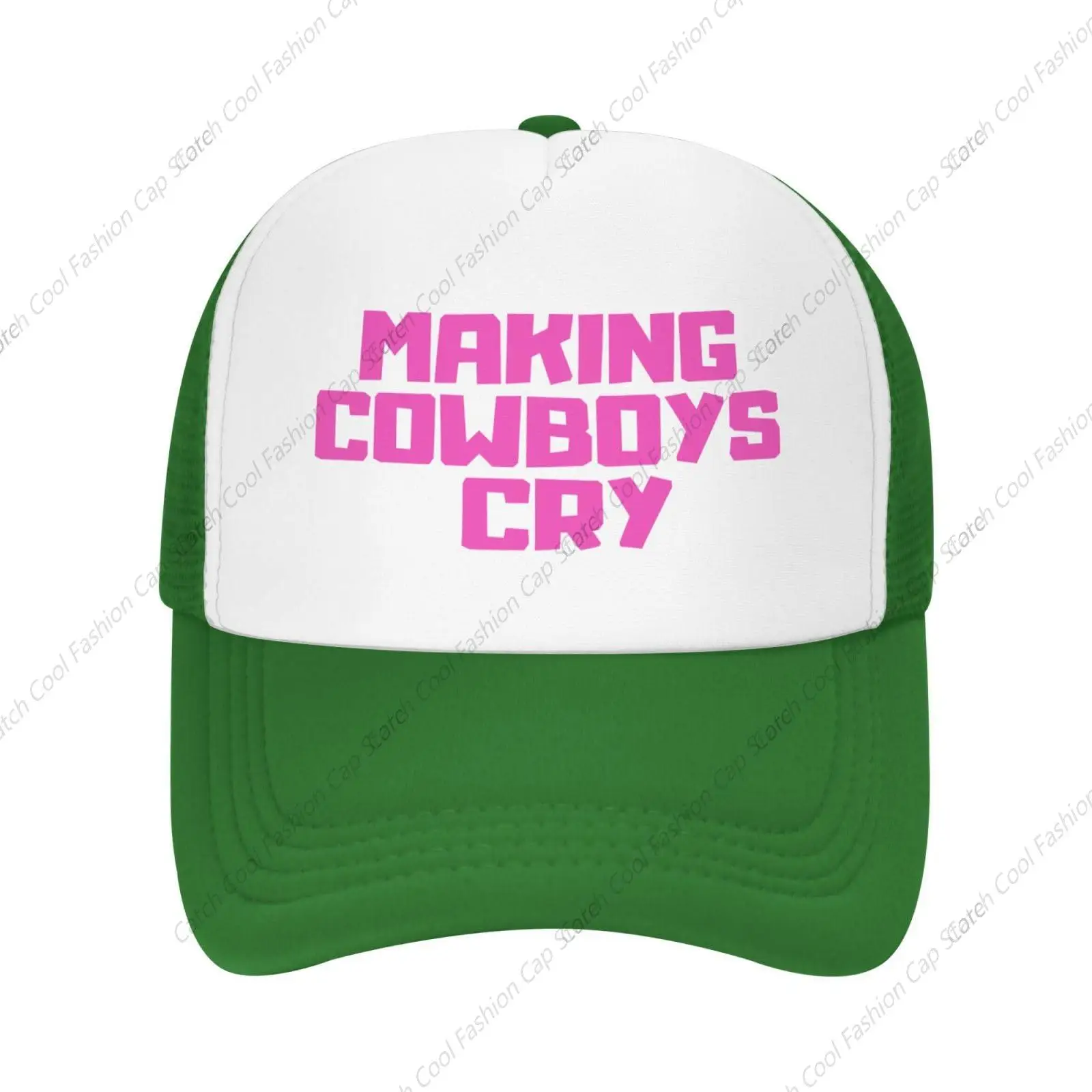 

Making Cowboy Cry Baseball Cap for Men Women Trucker Mesh Hat Adjustable Sports Breathable Daily Travel Unisex