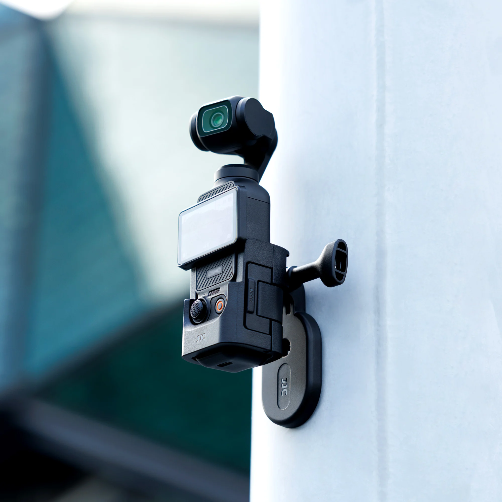 JJC حامل تثبيت مغناطيسي لـ DJI OSMO Pocket 3 محول توسيع مع حذاء بارد يدعم أضواء LED الميكروفونات Pocket3 الملحقات