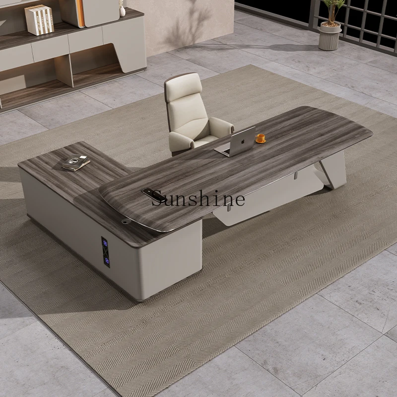 

Simple and modern high-end leadership office, large class desk, computer desk, desk