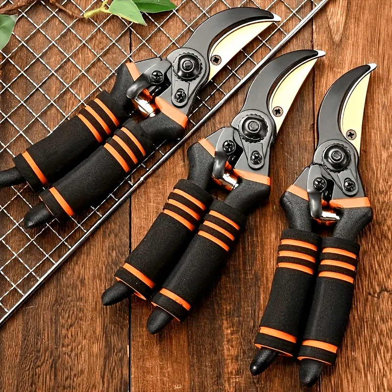 

Professional Titanium Alloy Bypass Pruning Shears (T13) - Super Sharp High-Quality Gardening Shears, Gardening Pruning Shears