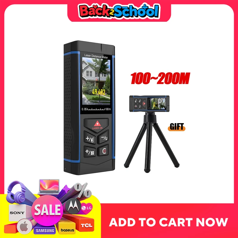 

Handheld Laser Rangefinder Camera Function, Color Screen, Voice Broadcast, 100m, 150m, 200m