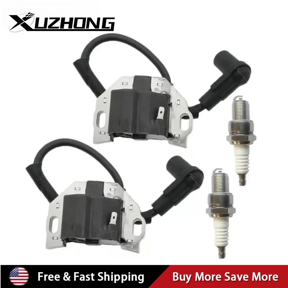 

21171-7047 21171-7042 21171-0738 21171-0711 2 шт. катушка зажигания со свечой зажигания для двигателей Kawasaki 852cc FR FX 603cc 726cc