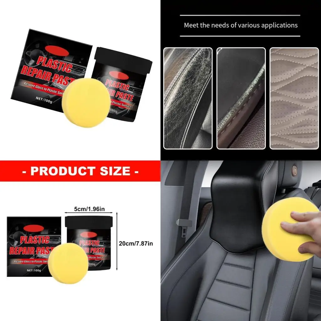 

Easy Use Automotive Interior Cleaner Polish Paste For Scratches And D7YA