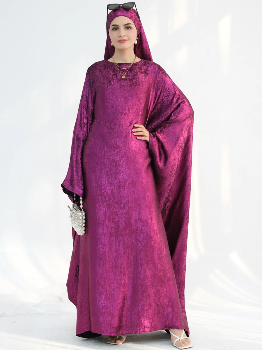 NONE Traditional Abaya Solid Color 9