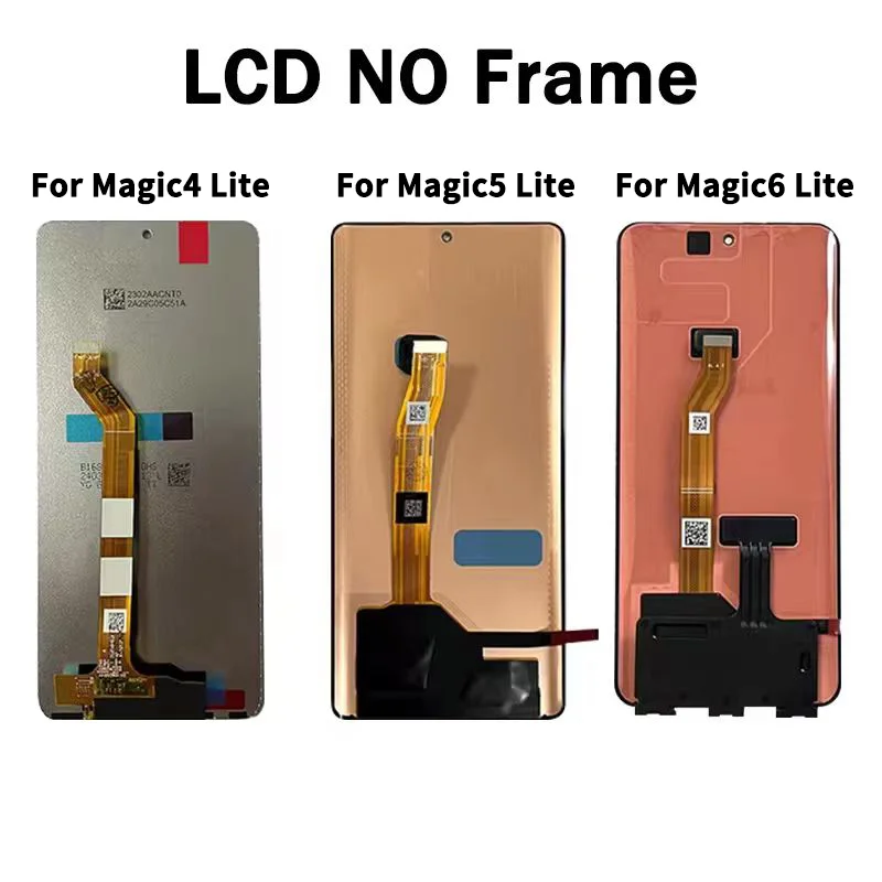 ANY-LX1 RMO-NX1 ALI-NX3 Ramka wyświetlacza do Huawei Honor Magic4 Lite 5 Lite 6 Lite Wyświetlacz LCD Ekran dotykowy Digitizer Montaż — zdjęcie produktu 5