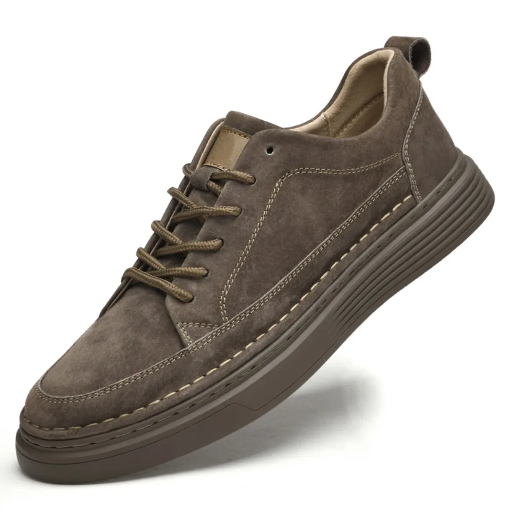 Leather Outdoor Men's Oxford Shoes Hot-selling Casual Shoes Versatile Walk Sneakers Fashion Driving Tennis Shoes Trainers