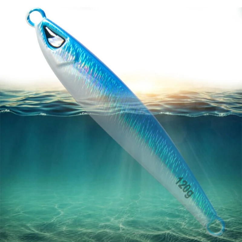 طُعم صلب بيونيك متين 60 جرام - 100 جرام 120 جرام مع تصميم واقعي - ملحق مثالي لصيد الأسماك البحرية طُعم سمك السلمون المرقط جثم بايك #6