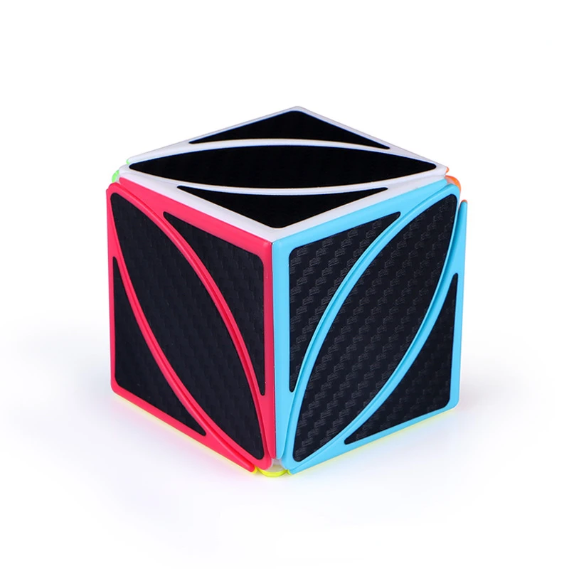 Qiyi-Cubo Mágico De Fibra De Carbono Para Crianças, Rubicks Profissionais, Speed Cube, Pyramid Skew Puzzle, Brinquedos, 2x2, 3x3, 4x4, 5x5