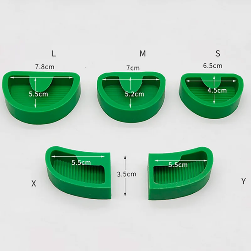 1 sztuka Dental gips silikonowy Model gumowa podstawa formy były język podstawowy laboratorium dentystyczne narzędzia gips rzeźba biały zielony