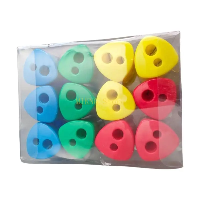 12Pcs Double Hole Pencil Sharpener Portable Manual Sharpener for 8MM-11MM Pencil Sketch Pencil Soft Hard best sale