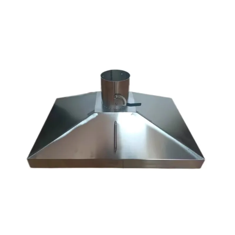 شفاط المطبخ التجاري، فتحة تهوية عادم من الفولاذ المقاوم للصدأ مع أنبوب مربع موفر للطاقة وميزة مرنة للمستشفيات