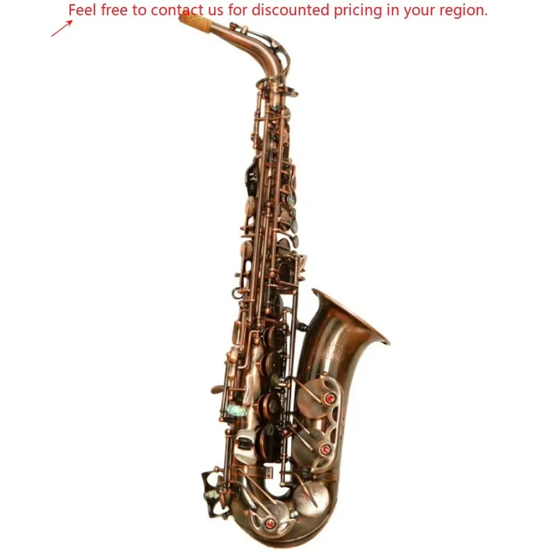 

Red Antique Professional Saxophone Alto Musical Instruments