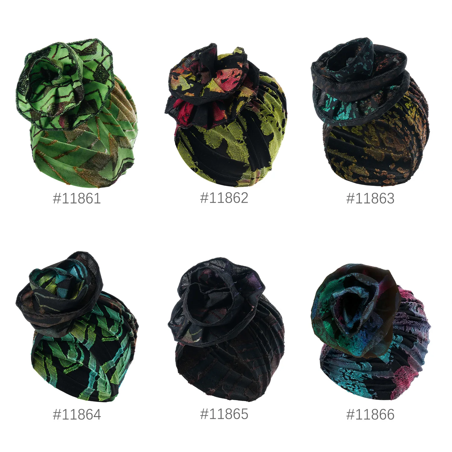 African Women High Quality Velvet Large Flower Muslim Turban Scarf Muslim Islamic Chemo Cap Casual Hair Bonnets Hijab Caps