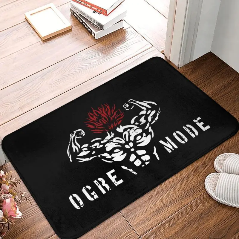 Custom Ogre Mode Baki The Grappler Yuujiro Hanma Doormat Non-Slip Entrance Bathroom Kitchen Floor Door Mats Toilet Carpet Rug