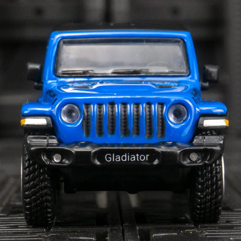 1:64 Jeeps Wrangler Gladiator Pickup Alloy Car Model Diecasts Metal Car Body and Chassis Simulation With Retail Box Collection