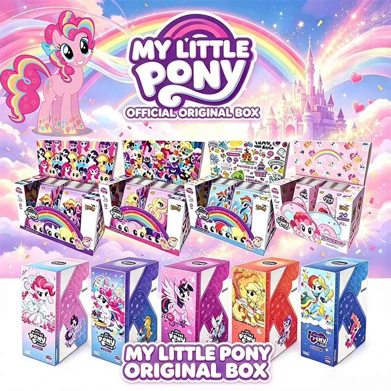 Genuine Kayou my little pony Cards Moonlight Pack/Rainbow Pack/Fun Shadow Pack/Twilight Pack Anime Collectible Cards Toy Gifts
