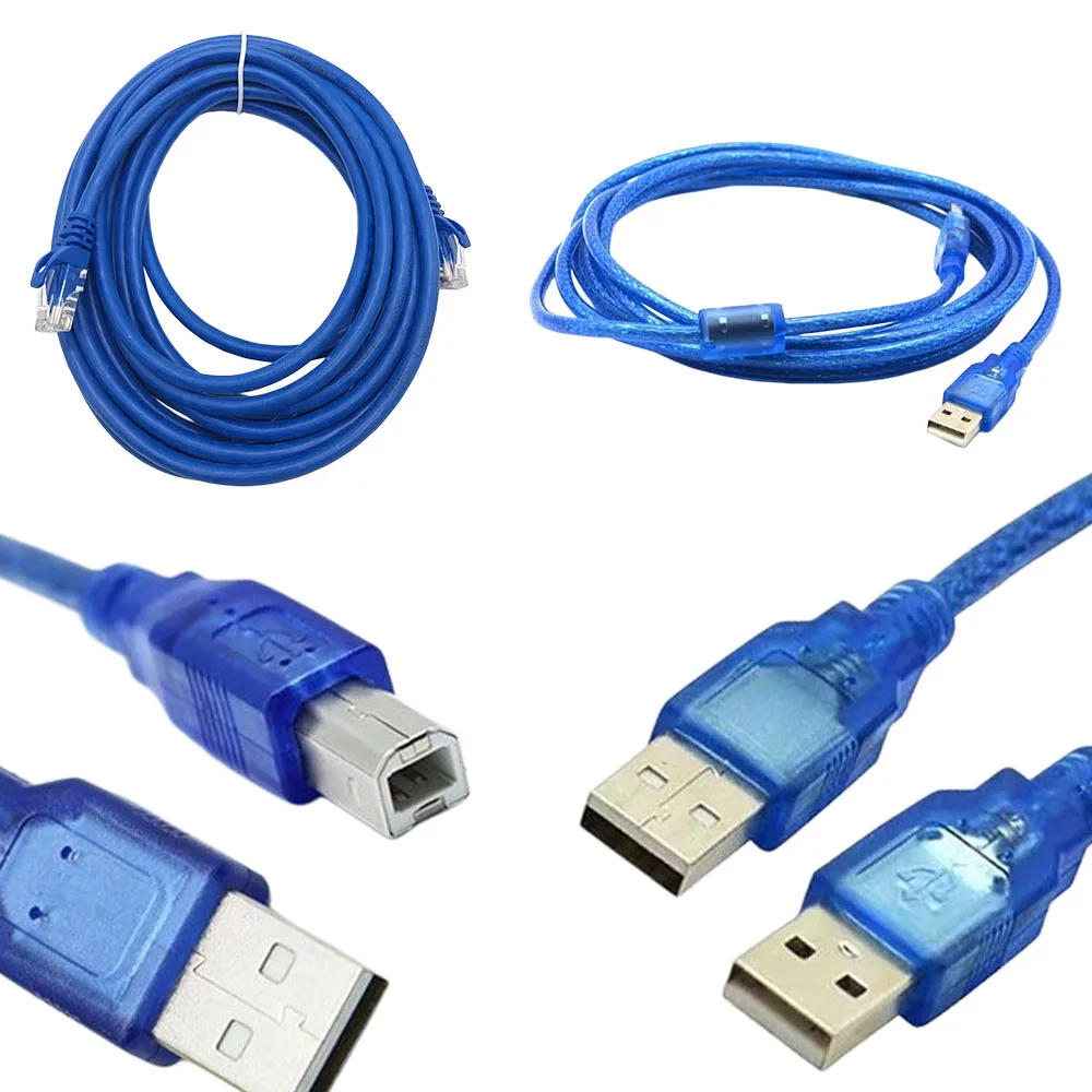 5/3M USB Data Cable for Laser Cutting Machine, Universal Connection To Computer for Engraving & Cutting Accessories