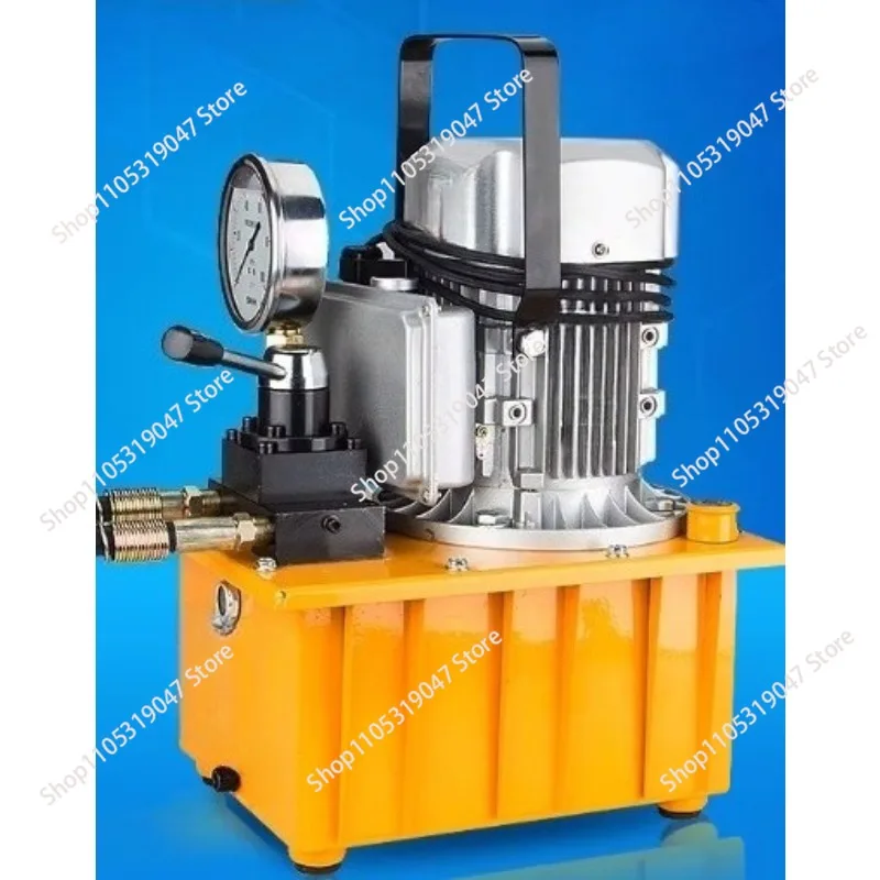 750W high power Hydraulic oil pump Hand lever Solenoid valve Dual circuit Electric pump Hydraulic press