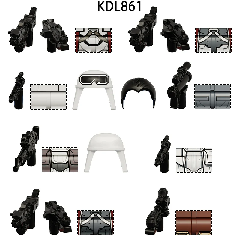 Image of The Cloak Actionfiguren Ausrüstung Hosen Haarteile Modellbausteine MOC Bausteine Set Geschenke Spielzeug KDL861