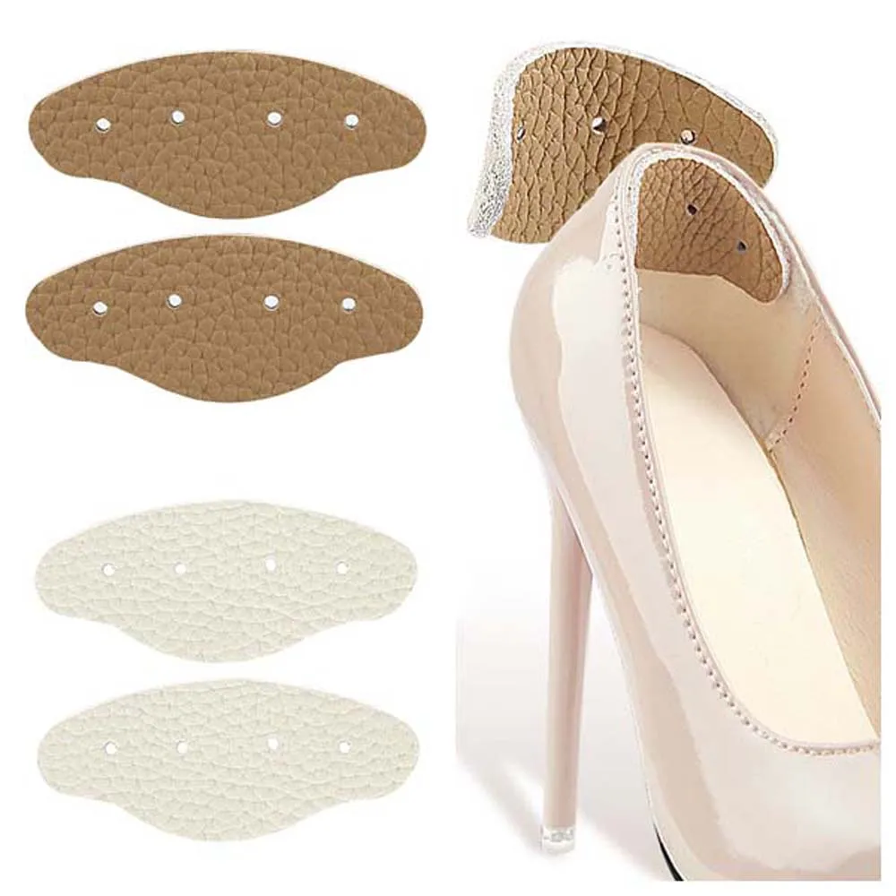 Foot Protector Sticker Cowhide Heels Pads Prevent Abrasion Anti-Wear Heel Protectors Wear-resistant Foot Care Heel Cushion Pads