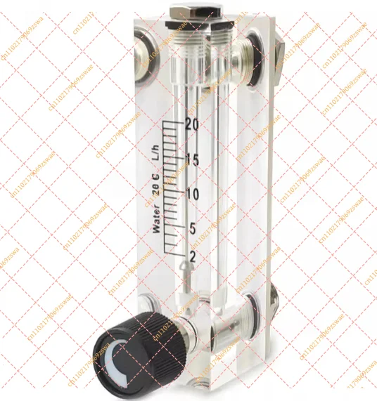 Square Panel Type Gas Air Flowmeter PMMA Rotameter Industrial Measurement