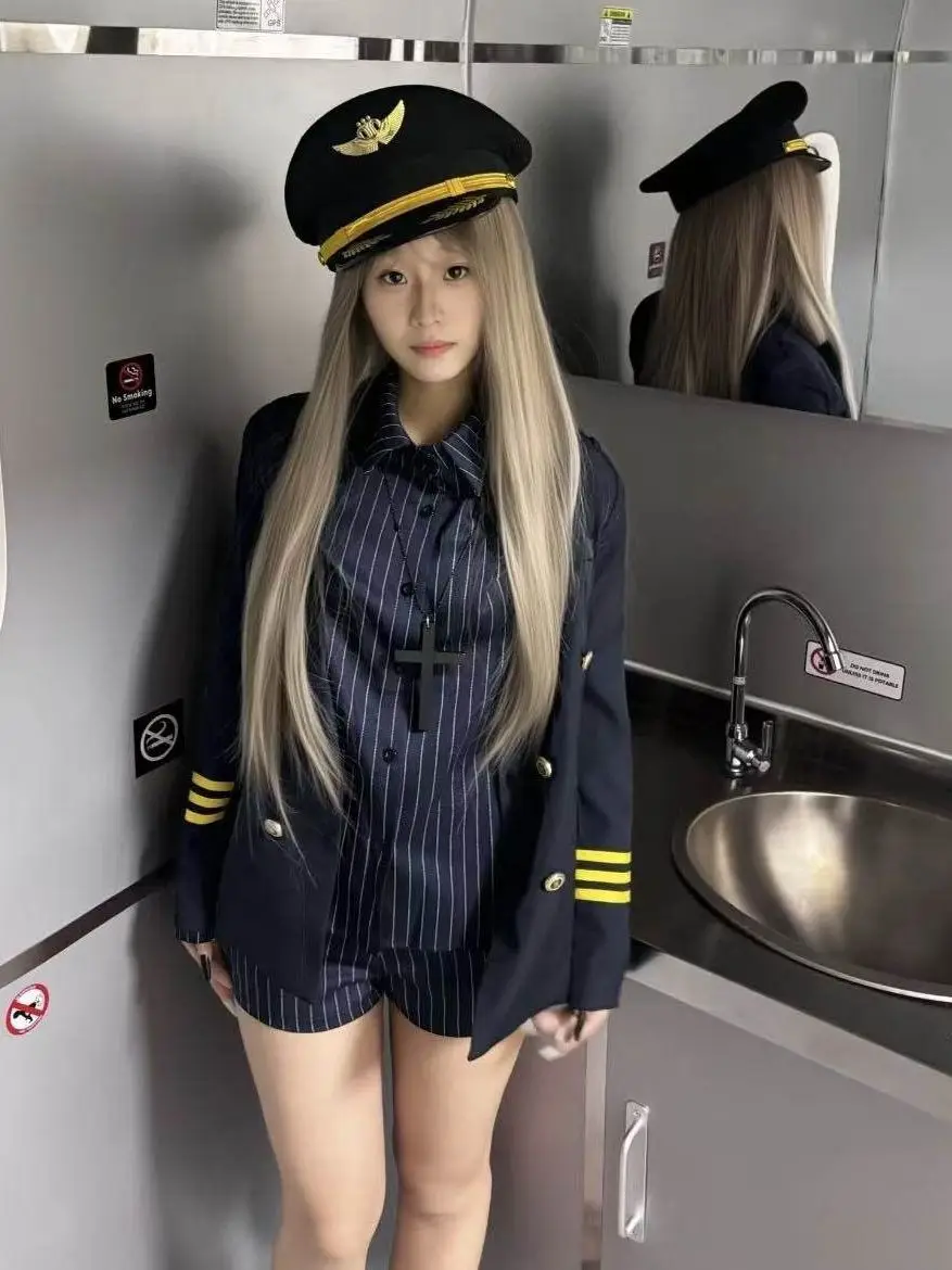 レトロスタイル日本海軍帽子女性用大きなつば日よけ小顔効果のある四角顔セーラーキャップ通気性ポリエステル