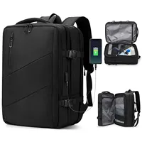 Extra Large 40L Travel Backpack for Men Extenable Backpack Airplane Cabin Carry On Backpack Waterproof Business Work Laptop Bag