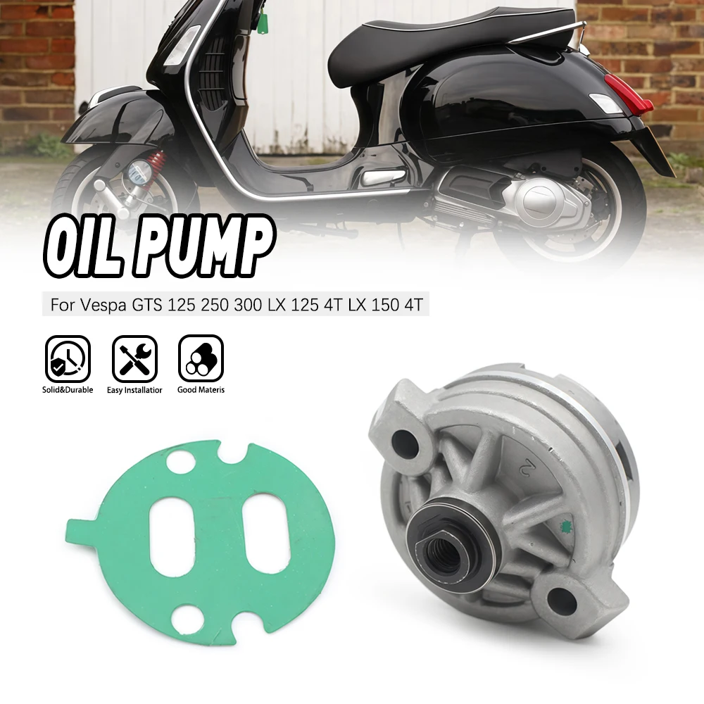

For Piaggio BEVERLY 125 200 250 300 IE TOURER E3 2009 2015 On Safety Genuine Oil Pump Motorcycle Accessories