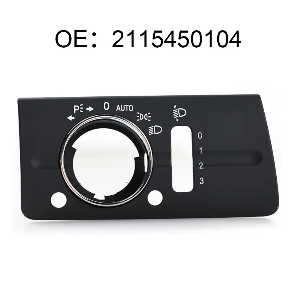 

1 Piece Car Dashboard Headlight Adjustment Decorative Plate Cover Headlight Switch Trim Cover For Mercedes For E-Class 2003-2008