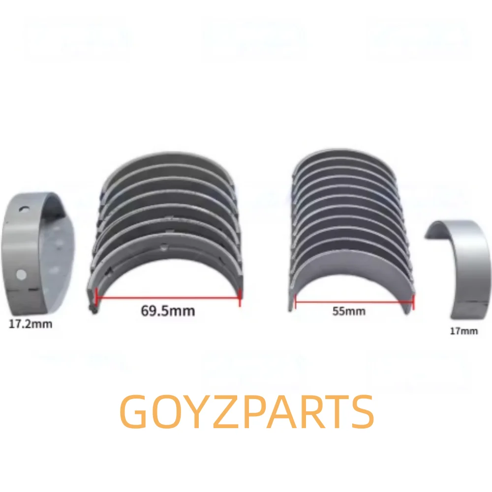 M157 280325 275617 275620 Engine Crankshaft Main Bearing Connecting Rod Bearing for Maserati Ghibli Levante Quattroporte 3.0L V6