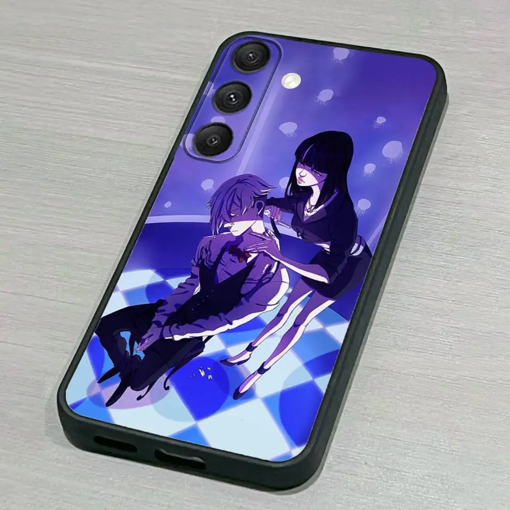 Custodia per telefono D-Death Parade per Samsung S25,S24,S23,S22,S21,S20,S10,Ultra,Plus,Lite,FE, Cover morbida in silicone nero