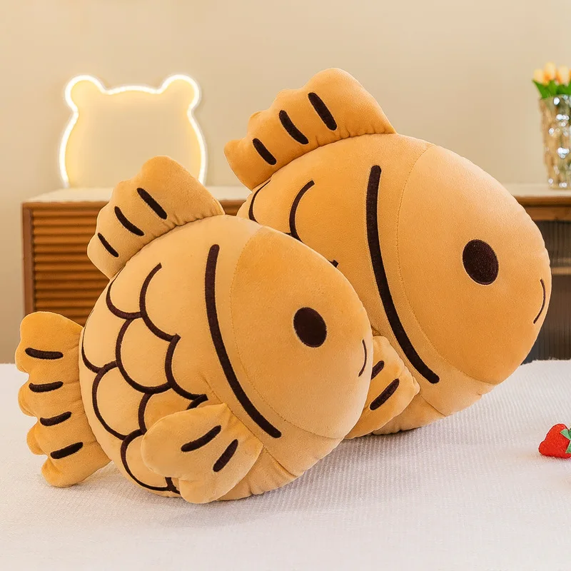 

Taiyaki Pillow Plush Toy Children's Doll Doll Nap Pillow Send Girlfriend Koi Pillow Gift Doll Plush Dolls