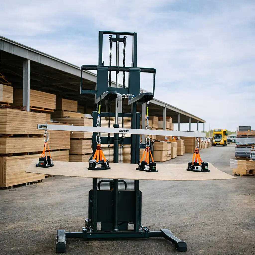 GRABO U-HOIST Bar Hook Attachment for Large Tiles Granite Marble Concrete 500kg Heavy Materials Lifting