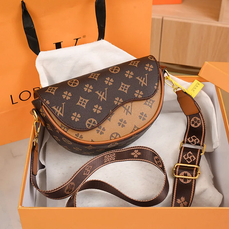 

Сумка через плечо с цветочным принтом 2025 года, роскошная женская сумка через плечо, модная сумка весна-лето, универсальная сумка «день-ночь»