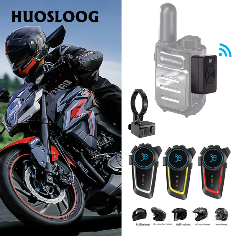 Walkie Talkie Helmet Bluetooth Headset Wireless Headphones Motorcycle Locomotive Skiing BT Earphone For Motorola X Spirit GP CLS