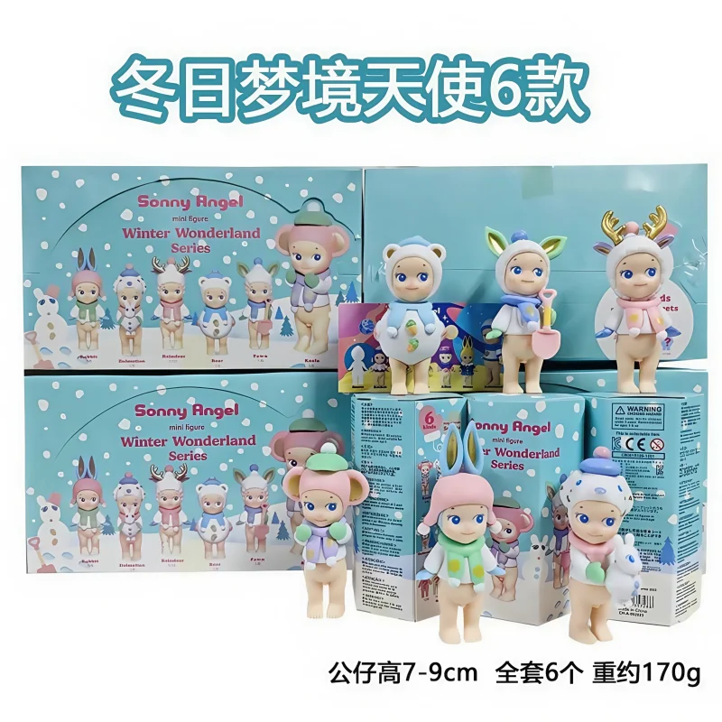 Vendita calda Sonny Angel Mini Figurine Winter Dream Series Blind Box Cute Dollstide Play Cure Toy Lucky Mascot Regali di festa Replica