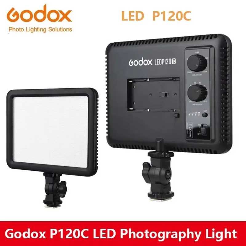 

Godox P120C LED Light Ultra Slim LED Panel Video Light 3300K~5600K Studio Lamp for Camera DV Camcorder Canon Nikon