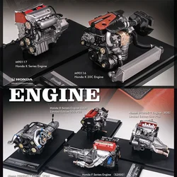 MH Motorhelix JDM 1/18 Alloy Die Casting R35 R34 S2000 EK9 Engine Model Gifts HEC Exhibition Limited Edition Collectible Toys