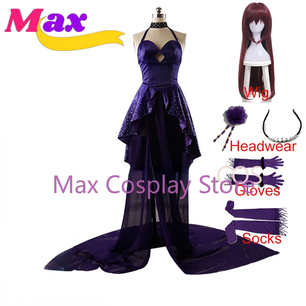 Max FGO Scathach Cosplay Costume Halloween Christmas Costume Custom size