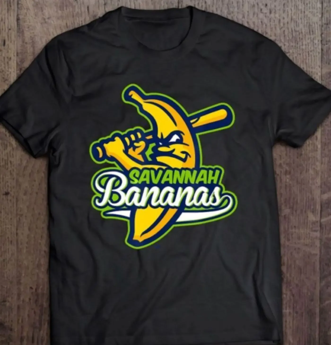 Savannah Bananas Baseball Men Black Size S to 5XL Shirt Gift Short Sleeve long sleeves