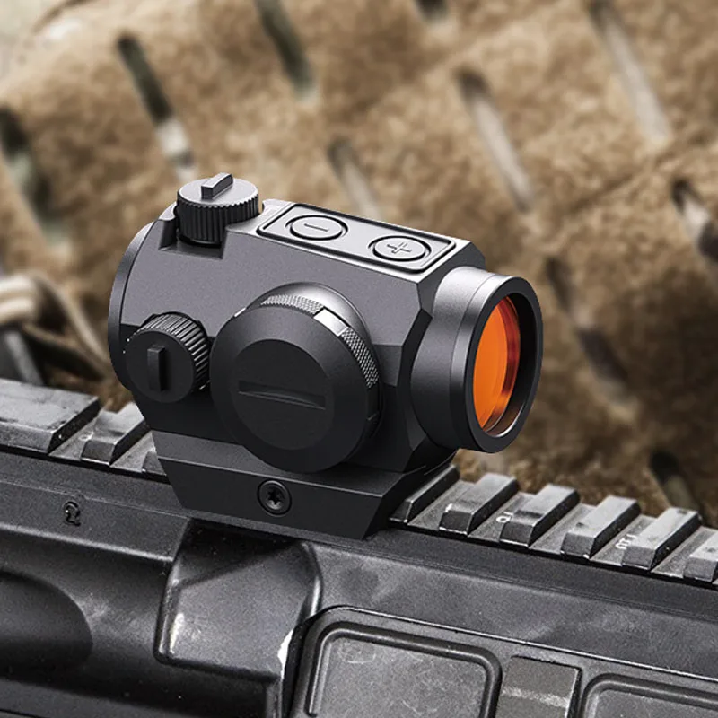 

JackalHowl Red Dot Sight Motion Awake 2 MOA Optics 1x20mm IPX7 Waterproof Fogproof 21mm Picatinny Rail Absolute Co Witness