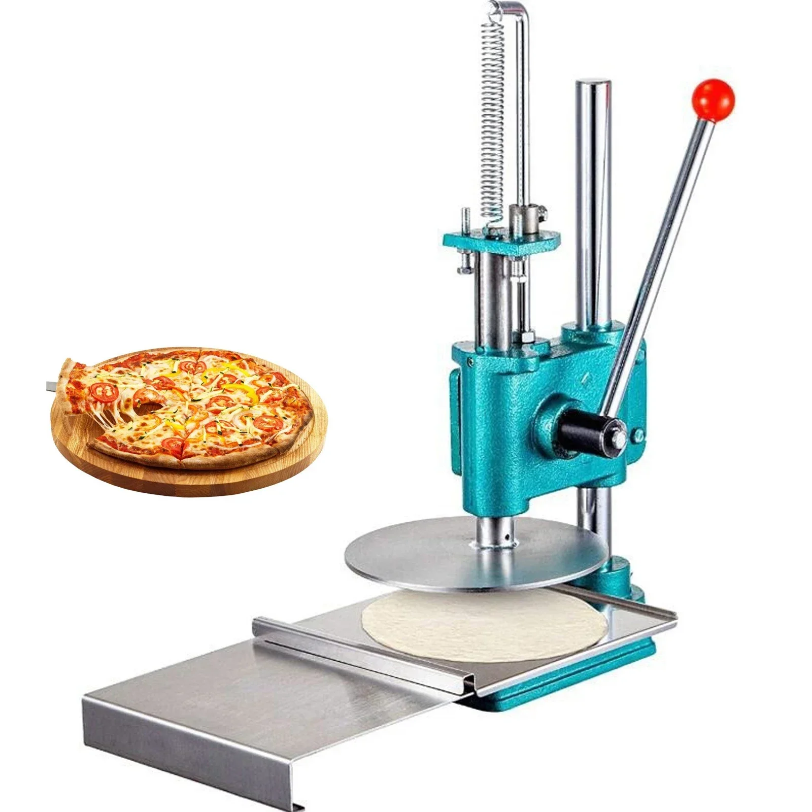 6/8/9/14inch hand pizza dough press machine/Manual Hand Pizza Dough Flattening Press Machine